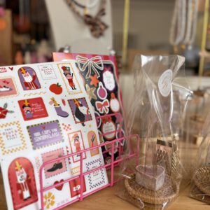 Cadeaustickers per vel